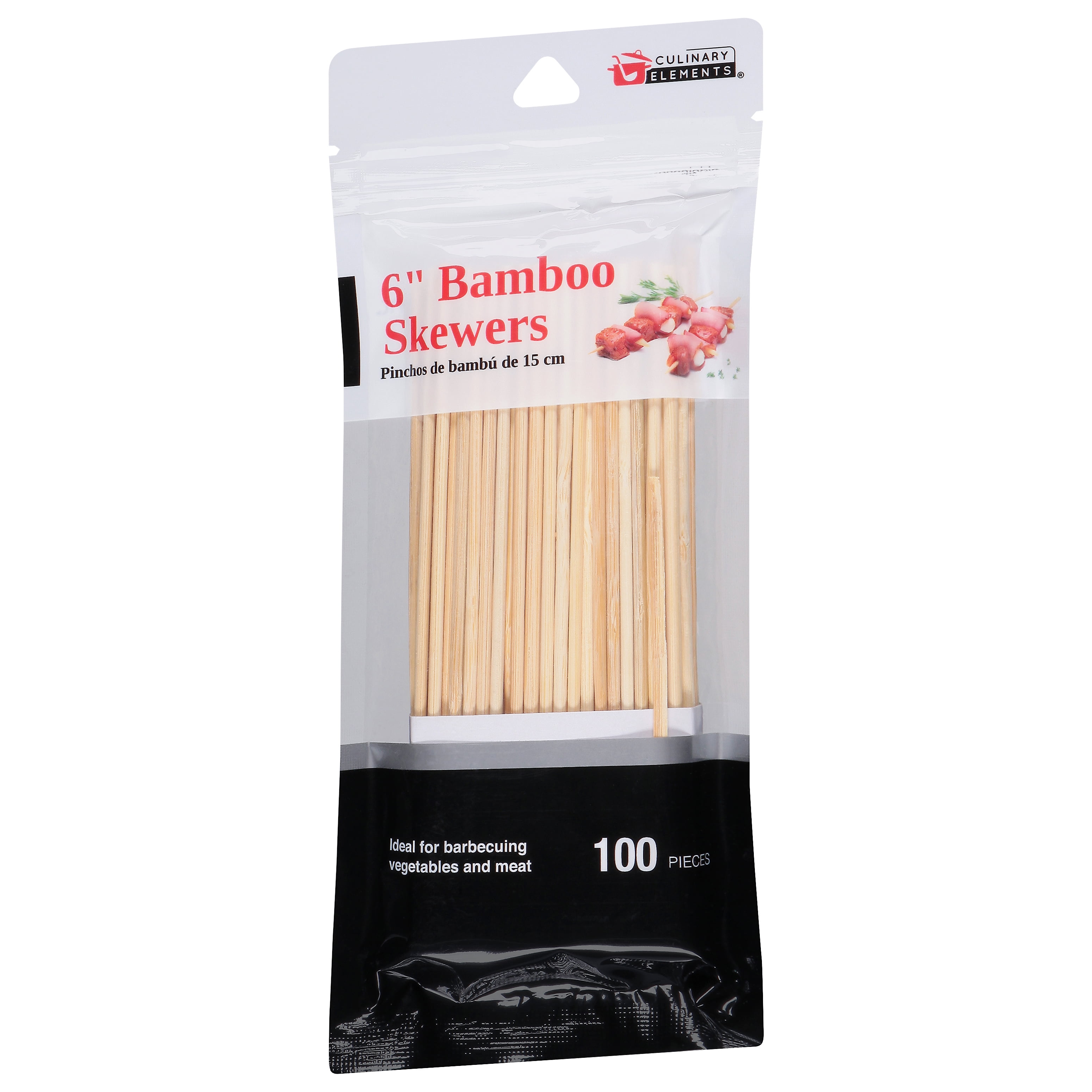  Value Pack of 600 Thin Bamboo Skewers (6 Inch) : Patio, Lawn &  Garden