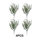 thumbnail image 3 of Matsuzay 4 unids/set flores falsas aspecto elegante y realista para una hermosa decoración lavanda Artificial Decoración blanco, 3 of 6
