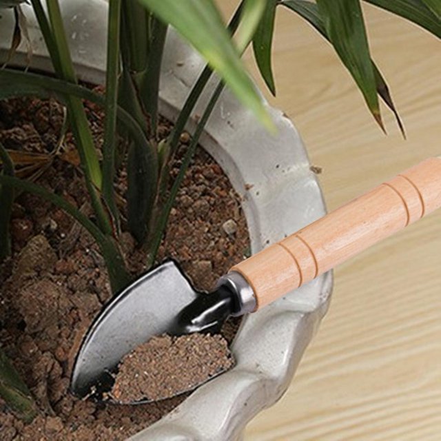 3 unids/set Mini pala rastrillo conjunto jardín Bonsai miniatura Kit de plantación (grande) Tmvgtek Para Estrenar