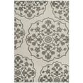 thumbnail image 2 of SAFAVIEH Cottage Keaton Geometric Floral Indoor/Outdoor Area Rug Cream/Grey, 5'3" x 7'7", 2 of 6