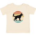 thumbnail image 3 of Inktastic German Shepherd Silhouette Vintage Retro Boys or Girls Baby T-Shirt, 3 of 5
