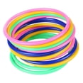 thumbnail image 2 of 10pc Plastic Toss Rings Circle Hoopla-Game Fun Throw Child to N8O8 Kids Toy S3S3, 2 of 8