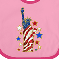 thumbnail image 4 of Inktastic Statue of Liberty Boys or Girls Baby Bib, 4 of 4