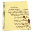thumbnail image 1 of 50 Pages Musical Notation Staff Notebook Music Manuscript Writing Paper (Yellow Bear), 1 of 8