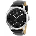 thumbnail image 1 of S. Coifman SC0457 Men's Black Dial Silver Tone Case Strap Watch, 1 of 1