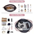 thumbnail image 5 of Large Capacity Travel Duffle Bag Dry And Wet Separation Sports Fitness Bag Yoga Swimming Training Bag Portable Crossbody Boarding Bag With Shoe Storage Cosmetic Bag, 5 of 9