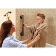 thumbnail image 2 of Moen Bathroom Safety 24-Inch Designer Bathroom Grab Bar with Curled Grip, Old World Bronze, 2 of 7