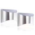 thumbnail image 1 of Inteprter Luz solar para jardín al aire libre, luz de paso de escalera, luz de pared de acero inoxidable IP65, luz de pared LED impermeable para valla, Iluminación y accesorios No.1 Inteprter HA027152-01, 1 of 1