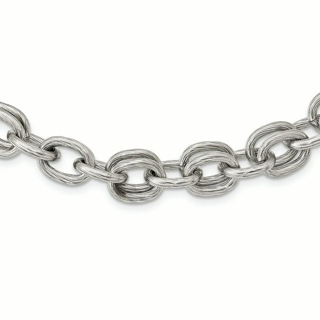 Collier en Acier Inoxydable à Maillons Multiples 22 Po