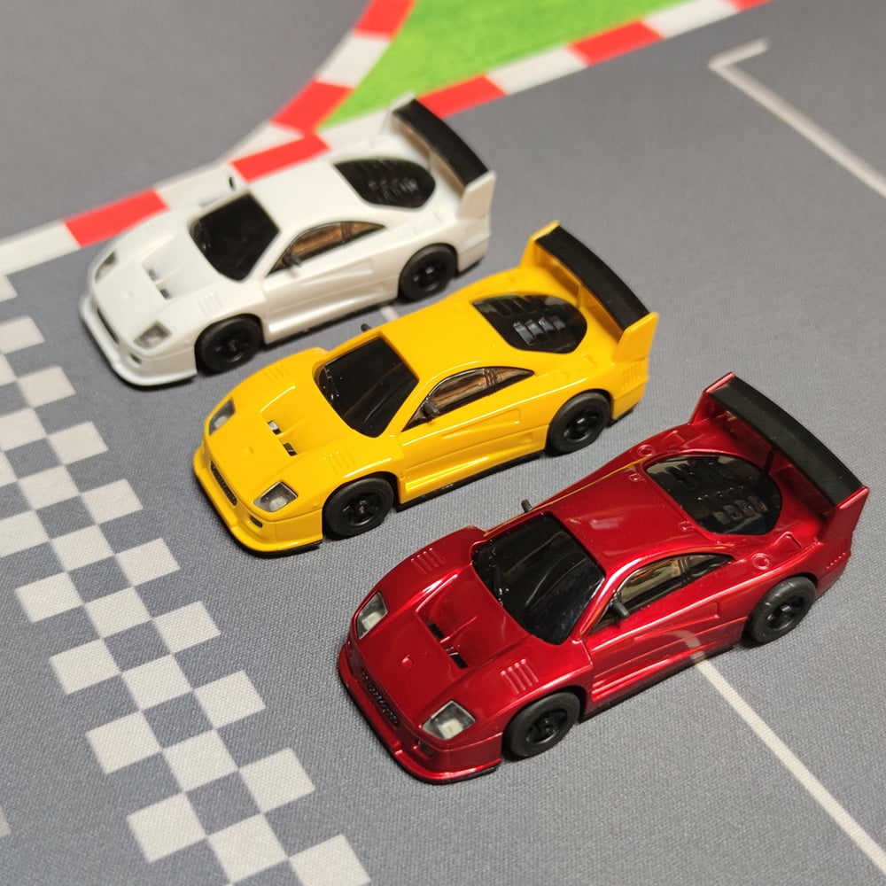 S100 1:76 Scale Mini RC Car, 2.4GHz Remote Control Car with LCD Screen, High Speed & Fast Charging, Portable Desktop Racing Vehicle for Adults