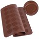 thumbnail image 4 of 【Una Pieza】Macarrón de Silicona Estera para Hornear Reutilizable Bandeja para Galletas Estera Antiadherente Repostería de Hojaldre Pasteles Multifuncionales Resistentes Al Calor Herramientas Ecomeon no, 4 of 6