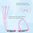 thumbnail image 4 of LAMBBAA 2 Pack Kids Sunglasses Silicone Flexible Frame for Boys Girls, UV Protection(Pink,Black Red), 4 of 5