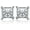 White, variant on Princess Cut Moissanite Stud Earrings for Women Men, 14K White Gold Plated 925 Sterling Silver D Color VVS1 Clarity 0.3ct-3ct Lab Created Moissanite Earrings