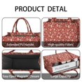 thumbnail image 4 of Large Capacity Tote Bag,Red Christmas Gingerbread and Mitten Pattern Handbag Fashion Luxury Tote Bag,15.7"x13"x 5.1" Inches,Laptop Compatible, 4 of 6