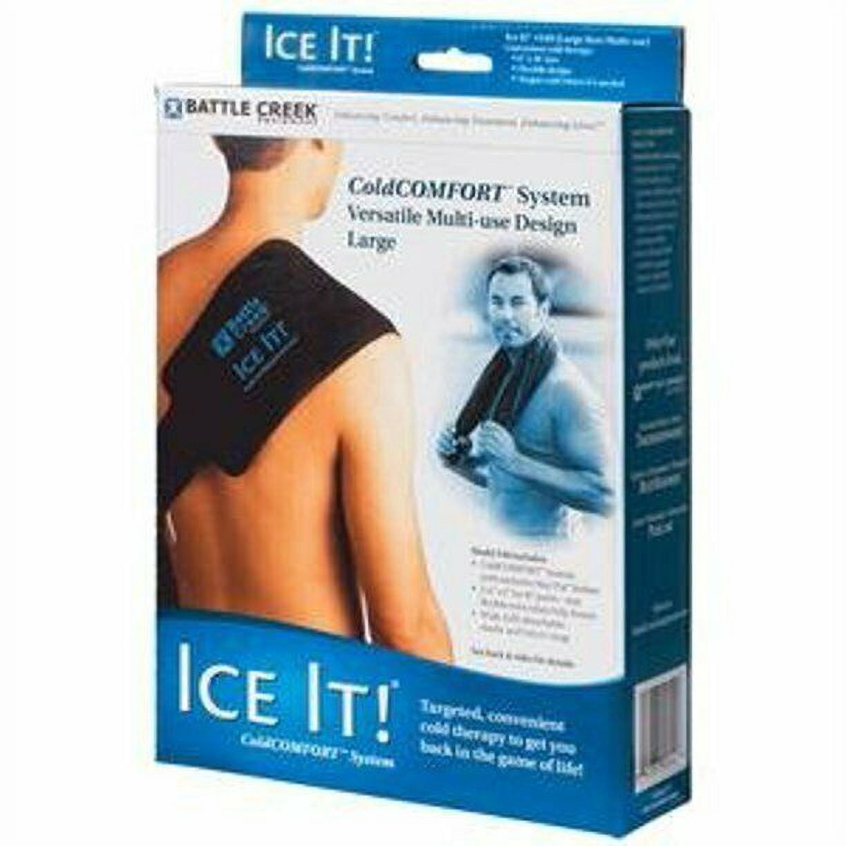 Ice It! Deluxe Wrap System With Cover And Strap By Battle Creek Equipment Cold Pack
