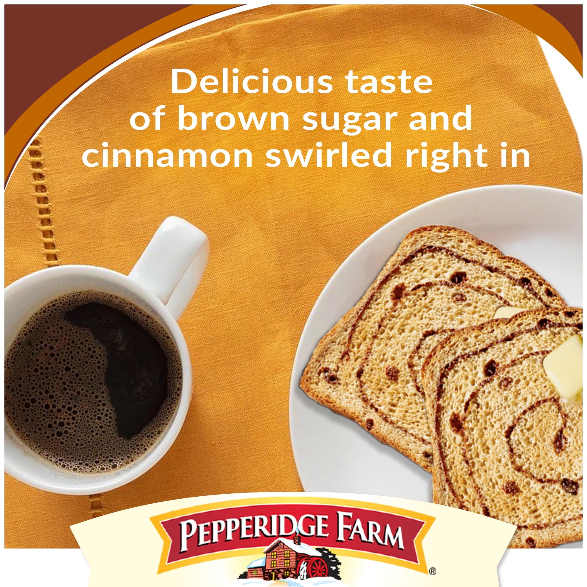 Pepperidge Farm Brown Sugar Cinnamon Swirl Breakfast Bread, 16 oz