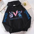 thumbnail image 4 of Sudaderas con capucha de Lilo Stitch de Disney para hombre y mujer, sudadera Harajuku de Anime, ropa de calle gótica Y2k de dibujos animados, Sudadera con capucha de Manga de los años 2000 para mujer, 4 of 5