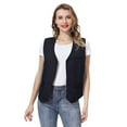 thumbnail image 3 of TOPTIE Unisex Button Vest Work Wear Uniform Vest-Black-M, 3 of 6