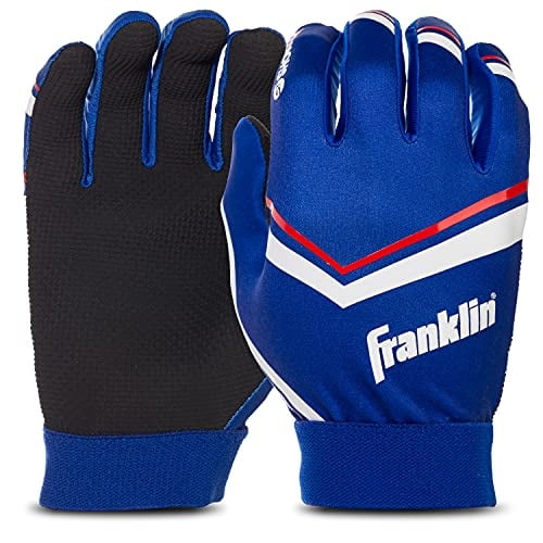 Guantes de receptor de fútbol Franklin Sports Shoktak Youth