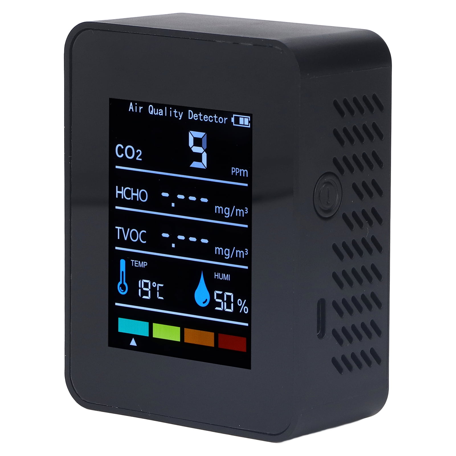 Temperature Humidity Air Quality Meter, Carbon Dioxide Detector