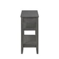 thumbnail image 5 of Convenience Concepts American Heritage 1 Drawer Chairside End Table with Shelves, Wirebrush Dark Gray, 5 of 10
