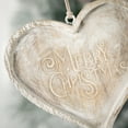 thumbnail image 2 of 5.5"H Sullivans Heart Christmas Ornament Set of 4, Natural, 2 of 3
