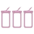 thumbnail image 1 of Eigraketly Pack de 3 funda impermeable para teléfono móvil funda para bolsa de deportes acuáticos subacuáticos Deportes acuáticos Rosado, 1 of 6