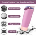 thumbnail image 3 of 2Pcs Silicone Boot for Owala 30oz & 40oz FreeSip Sway Bottles & Tumblers, Accessories for Owala - Pink, 3 of 6