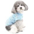 thumbnail image 1 of Camiseta sin mangas para perros pequeños, ropa para mascotas, primavera y otoño, estampado de margaritas, algodón suave, chihuahua, perro, Yorkshire, azul, M, 1 of 5