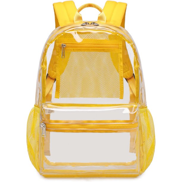 Heavy Duty Clear Backpack stadium approved Transparent Clear Backpack