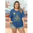 thumbnail image 6 of DEXIO Women's Plus Size Tops Magical Shirt for Women Magic Kingdom Tshirt Family Vacation Tee Castle Believe in The Magic Tie Dye Short Sleeves Tops,2X, 6 of 11