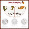 thumbnail image 3 of Lukts Happy Fall Print Color Life Christmas Tree Skirt, Winter Holiday Tree Mat Decoration ,Can be Used as A Shawl-30", 3 of 6