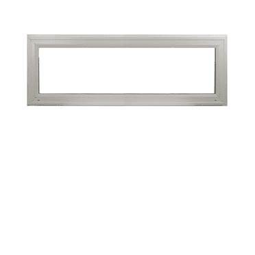 Double Pane Transom Window 48" x 10" Vinyl Windows Argon Gass DP50 Non-Opening Low-E Glass