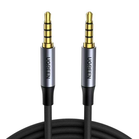 Cable de audio estéreo de alta fidelidad UGREEN de 3,5 mm, 4 polos, trenzado, 3 m