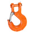 thumbnail image 2 of Repuestos de de cabrestante, remolque de acero de aleación resistente, accesorios, con pestillo de seguridad, duradero de alto rendimiento, Naranja Yotijar Gancho de cabrestante, 2 of 8