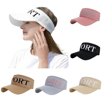 Sun Visor Hats For Men & Women - Wide Brim Sport Visor For Tennis, Running, Golf, Beach & Outdoor Activities