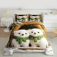 thumbnail image 2 of Castle Fairy 3-Piece Full Size Comforter Set - Bear Lodge Rustic Christmas Print, 2 of 8