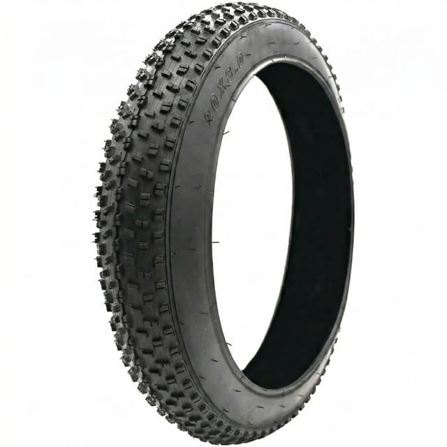 Puncture Resistant Non-Slip Fat Bike Tire – Durable Folding All-Terrain Replacement for e-Bike, Mountain, Beach, Snow & Trail Riding-20*3.0