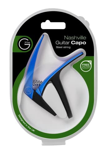 G7th Nashville Spring-Operated Guitar Capo Blue