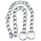 thumbnail image 1 of Collar Cadena de Castigo de Acero inoxidable Chico plata Talla M, 1 of 4