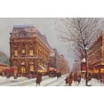 thumbnail image 2 of Eugène Galien-Laloue 24x17 Black Ornate Framed Double Matted Museum Art Print Titled: Renaissance Theater, 2 of 5