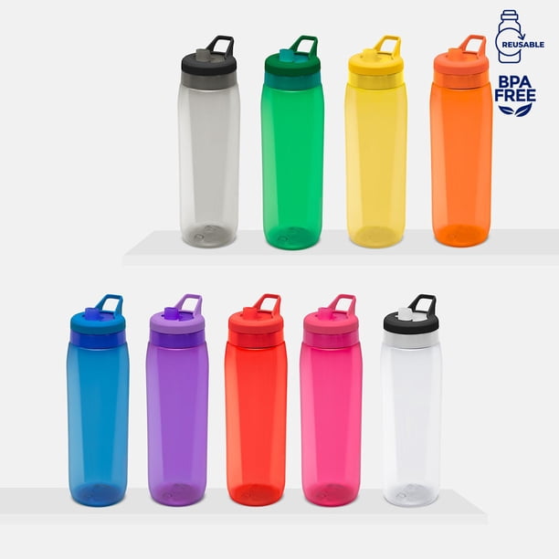 Paquete con 40 piezas de Cilindro de plástico Drik deportivo azul 8 x 26.5