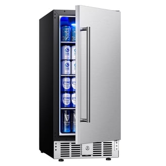 Whirlpool 25 Bottle 2.7 cu ft Wine Fridge - Stainless Steel JC-75Z
