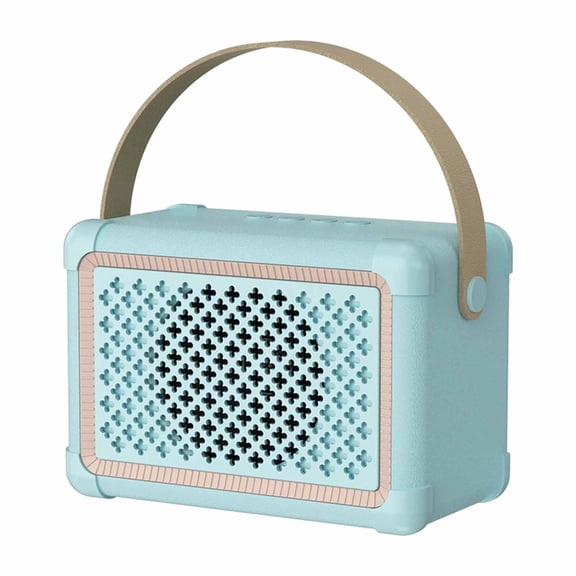 Gecau Bluetooth Speaker Mini Wireless Speaker,Outdoor Portable Upgraded d,Mini Retro Speaker E 6x4 Inch Home Essentials