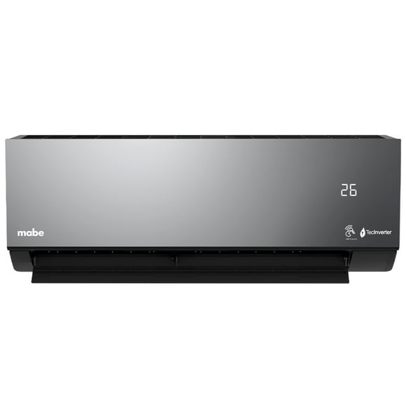 Aire Acondicionado Mini Split Inverter Frío-Calor 115 V 1 Tonelada (12,000 BTU) Espejo Mabe - MMI12HAMCAM10