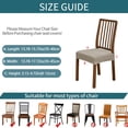 thumbnail image 2 of RUINIXCW Chair Seat Covers For Dining Chairs Dining Room Chair Seat Anti-Dust Stretch Fit Removable Washable Slipcovers Kitchen Chair Covers, 2 of 6
