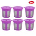 thumbnail image 1 of Kit de filtro de café para taza cápsula de café recargable para el hogar, accesorio para máquina de café, color morado, 1 of 8