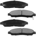 thumbnail image 2 of JADODE D1280 Front Ceramic Brake Pads w/Hardware Kits Fits for Acura MDX RLX ZDX, Honda Pilot-Low Dust Brake Pad 4pc Fits select: 2009-2011 HONDA PILOT EXL, 2012-2013 HONDA PILOT EXLN, 2 of 5