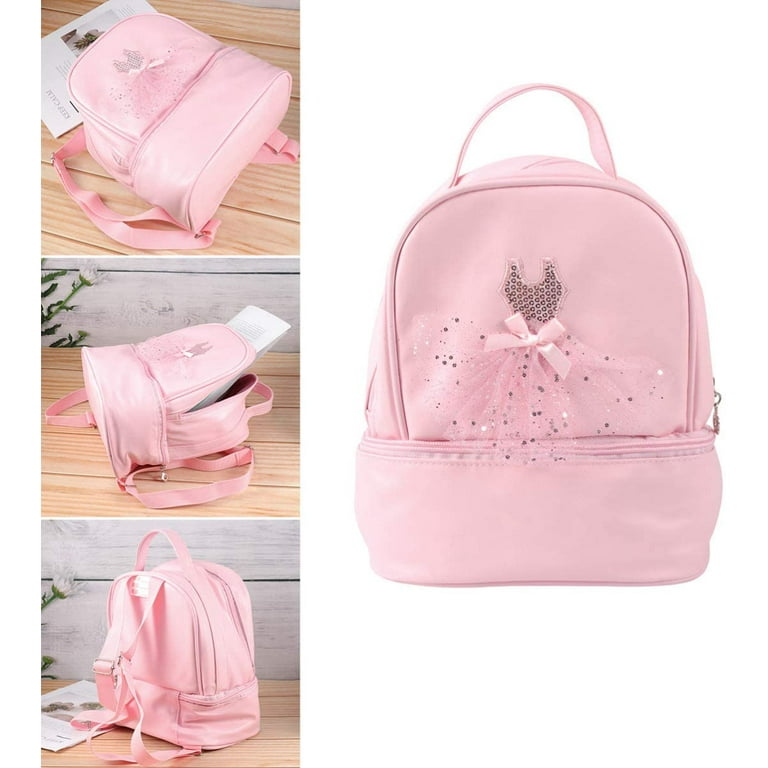 Ballerina Backpack Ballet Backpack Latin Ballerina Dance Bag for Little Girls