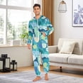 thumbnail image 6 of FORMRS Onesies Pajama for Adults Unisex Hoodie Winter Jumpsuit One Piece Sleepwear, Sizes S-2XL, Vibrant Cat Pattern, 6 of 7